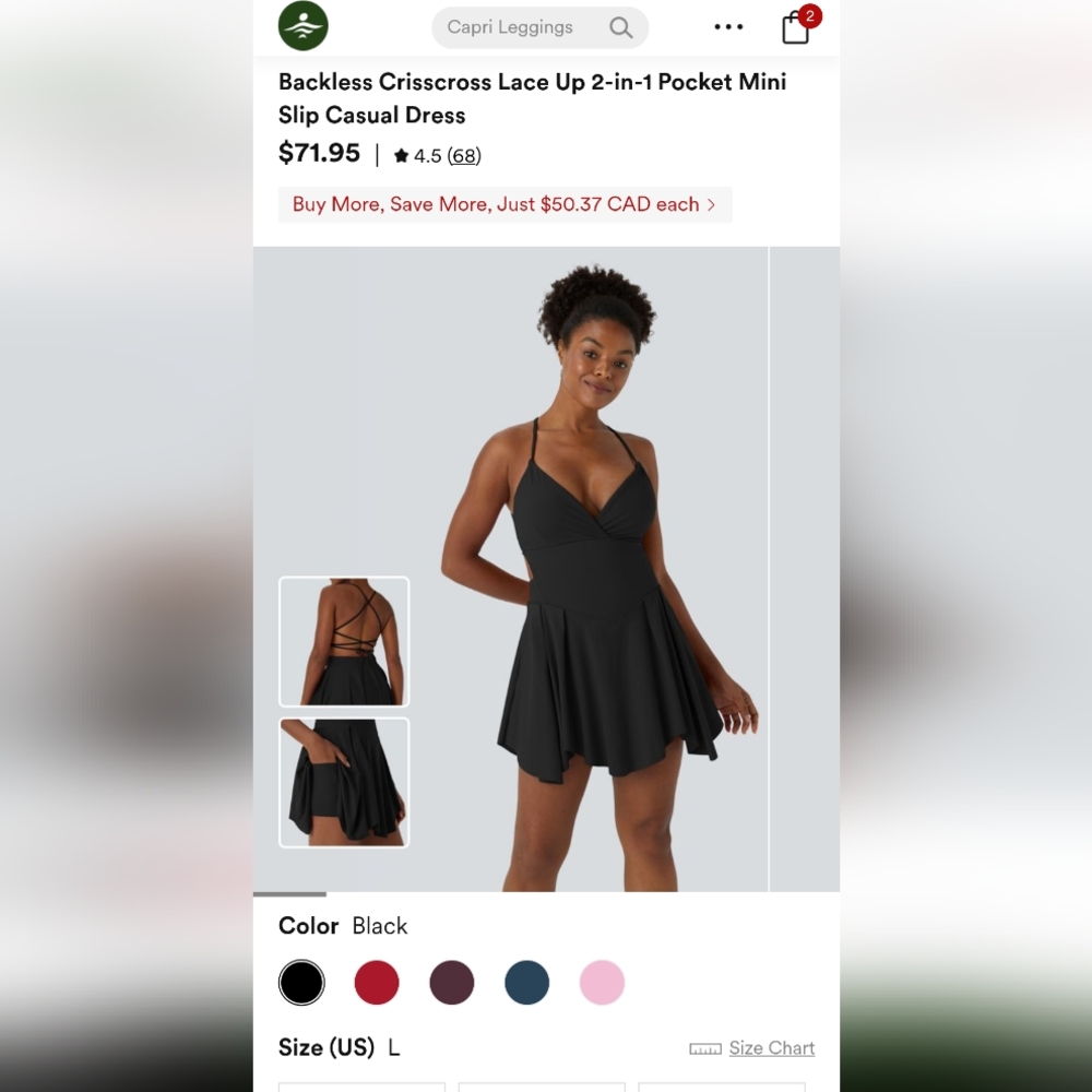 Elegant Black Sleepwear Dress